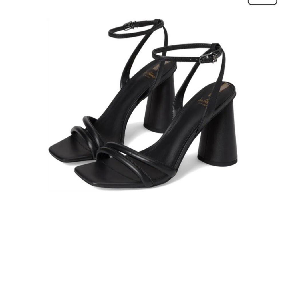 SAM Edelman "Kia" ankle strap black block heel women size 10.5